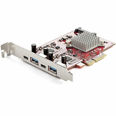 StarTech.com 4-Port USB PCIe Card, 10Gbps USB PCI Express Expansion Card with 2