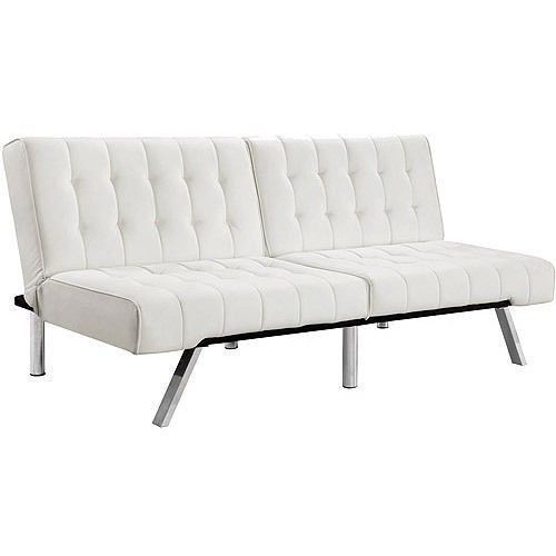 White Futon Frame and Mattress Set for sale eBay