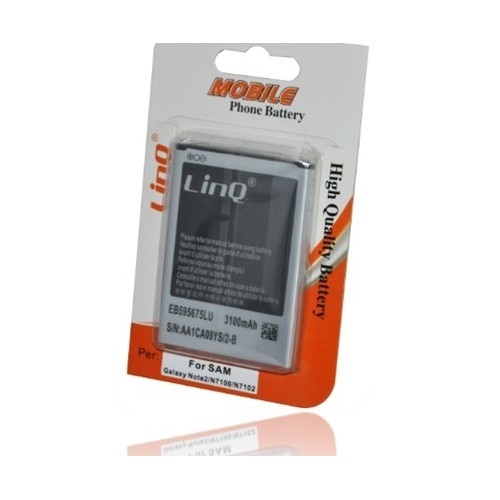 Batteria Li-Ion Compatibile Samsung Galaxy Note 2 II N7100 Linq