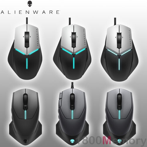 GENUINE Alienware Gaming Mouse Wired Wireless Dell AlienFX