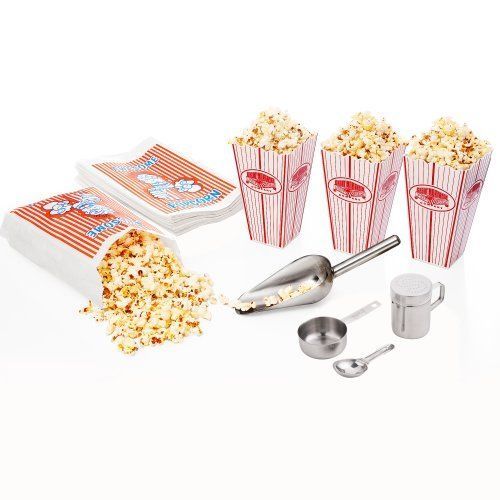 Commercial Popcorn Machine Popper Cart Wheels Old Fashioned Large Professional