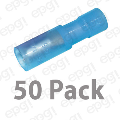 FEMALE BULLET CONNECTOR NYLON .156 BLUE 16-14 GAUGE #301FN-50PK