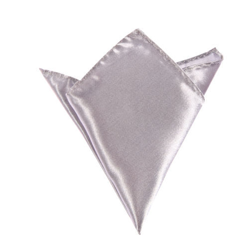 Seideneinstecktuch Beige Creme 25x25 Cm - Eleganter Perlmuttschimmer Für Anzug & Sakko