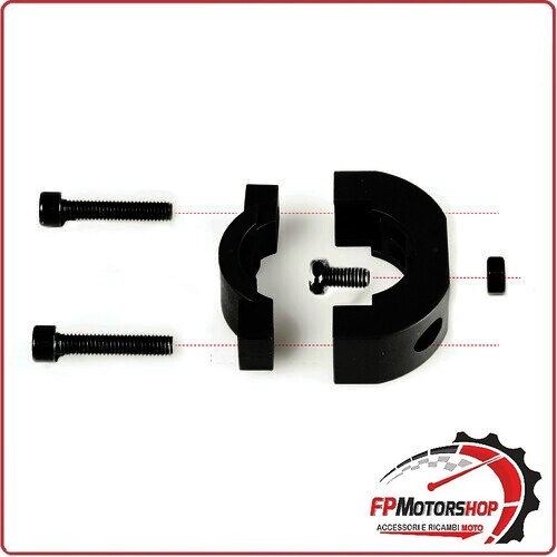 90465 FIXER COPPIA STAFFE FISSAGGIO PER FARI AUSILIARI SUPPLEMENTARI MOTO