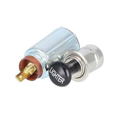 Cigarette Lighter w/ Socket - Restoration Quality - 12 Volt