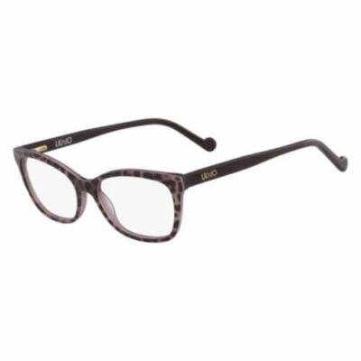NEW Liu Jo LJ 2684 662 Antique Rose Animal Print Eyeglasses 53mm with LJ Case