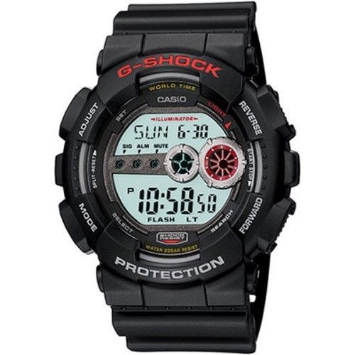 Casio G-Shock GD-010BBR-1JF Black / Bold Red Digital Men Watch