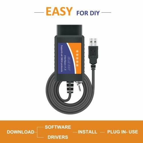 FORScan ELM327 USB OBD2 Adapter für Ford Auto diagnosescanner MS CAN HS CAN DE