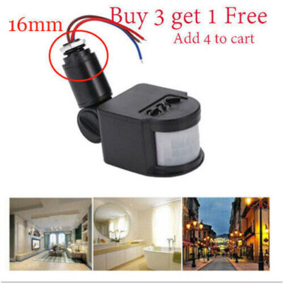 110V Motion Sensor Infrared PIR Movement Detector Outdoor Sensor Light Switch