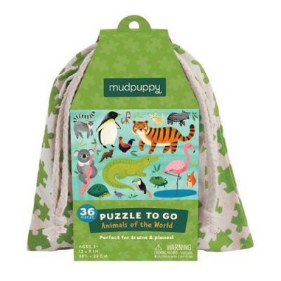 Animals of the World Puzzle to Go by Mudpuppy