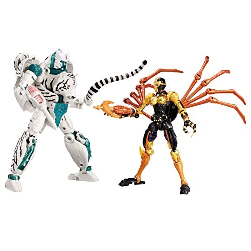 Takara Tomy Transformers Beast Wars Again Bwvs-04 Tigatron Black Widow Set Neuf