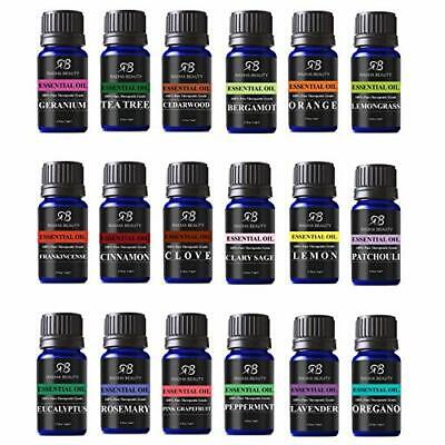 ESSENTIAL OIL Aromatherapy Gift Set Stress Relief Relaxation Oils RADHA BEAUTY