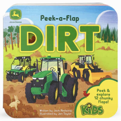 Dirt (John Deere Peek-a-Flap Board Book) - Board book - VERY GOOD