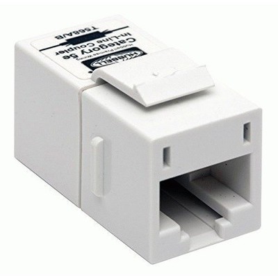 Hubbell SFC5ETI Istation Digital Av Keystone Connections Rj-45 Coupler F/f