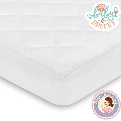 Organic Crib Mattress Cover Pad – Waterproof and Breathable Bamboo Baby Mattress