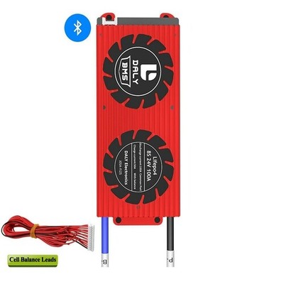 DALY LiFePO4 4S-6S 12V-48V 100A/150A Smart BMS Balance +Bluetooth Module US AEU