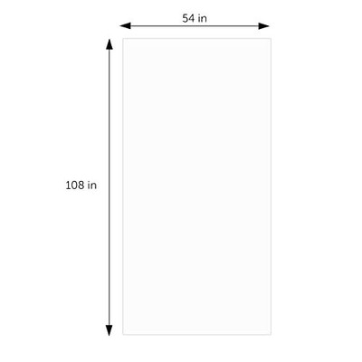 2 Rectangular Tablecloths bpa Free Plastic 54 X 108 Inch Dining Table Cover Clot