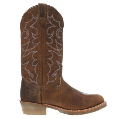 Pre-owned Double-h Boots Men's Dylan 12" Domestic I.c.e.™ Western Soft Toe Work Boot Brown