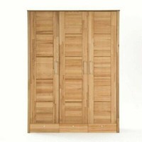 Weiße Kleiderschränke aus Massivholz