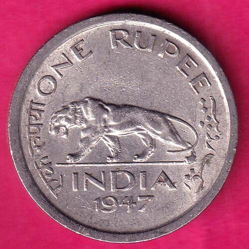 BRITISH INDIA 1947 GEORGE VI ONE RUPEE RARE COIN #ZZ1047 | eBay