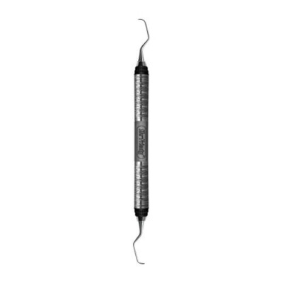 HU-FRIEDY #3/4 AFTER FIVE GRACEY CURETTE #7 SATIN STEEL COLOURS HANDLE (x4)