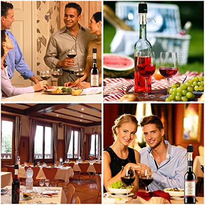 BOUARTS Wine Aerator Wine Gifts, FDA Approved, One-Touch Portable Luxury Wine of