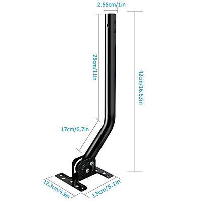 Vansky Adjustable Attic Antenna Mount - Outdoor TV Antenna Mounting Pole Mount -
