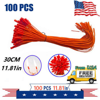 100pcs/lot 11.81in copper Remote Firework Firing system connect wire orange line