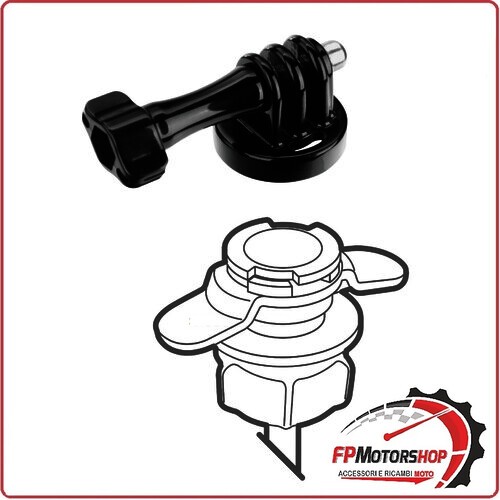 90455 ACTION CAM SUPPORTO STAFFA PER FISSAGGIO MOTO SCOOTER