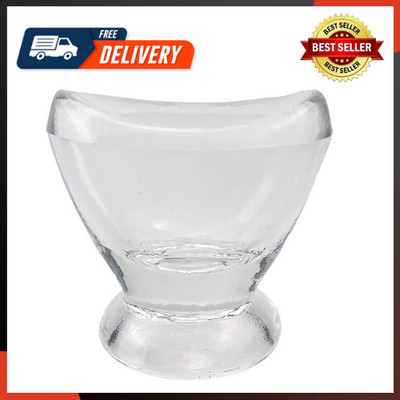 Glass Eye Wash Cup for Eye Rinse,Cleansing with Storage Container,10Ml