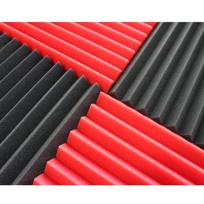 12PC Acoustic Wall Panels Sound Proofing Foam Material Pads Studio Decor NEW