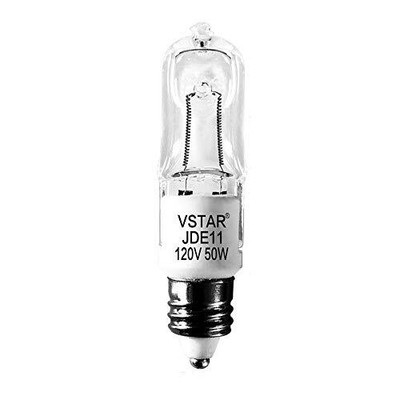 Jde11 120v 50w Halogene11 Halogen Bulb Warm Whitedimmableminicandelabra T4 Halog