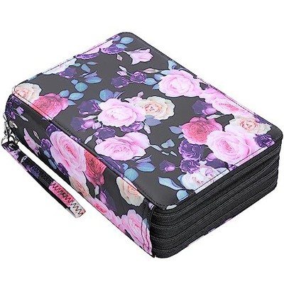 Case -200 Slots Color Pencil Case Organizer Holder With...