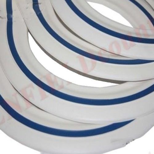White Wall Blue Stripe Tyre Inserts 4 Units 8" Vespa Rim  