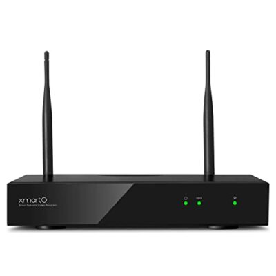 XMARTO H.265 10CH 4K Ultra HD WiFi Security NVR DVR Recorder w. Dual WiFi Rou...