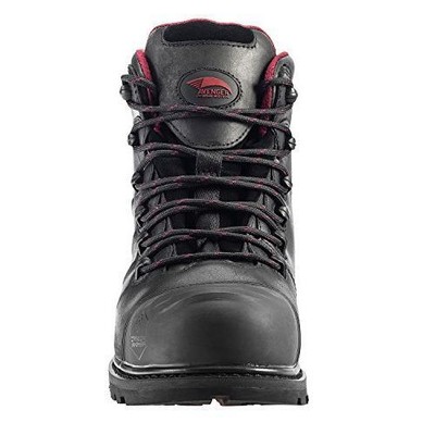 Pre-owned Avenger S Men's 6-inch Hammer Carbon Toe Waterproof Work Boots Black - A7547, Bla