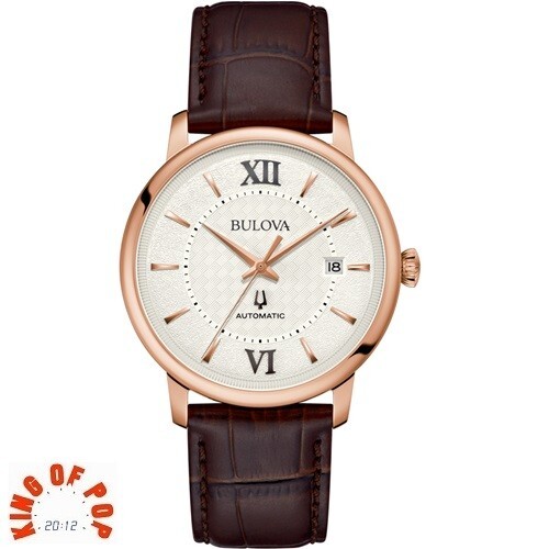 Pre-owned Bulova 97b225, Classic Hudson, Sapphire, 3 Bar