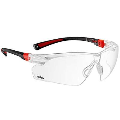 With Clear Anti Fog Scratch Resistant Wrap-around Lenses...