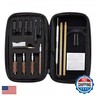 BOOSTEADY Universal Handgun Cleaning kit .22,.357,.38,9mm,.45 Caliber Pistol Cleaning Kit Brush and Jag