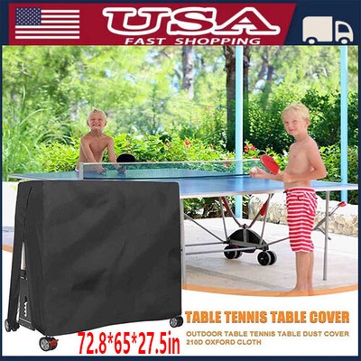 Large Duty Table Tennis Table Cover Ping Pong Waterproof Indoor Outdoor Protect