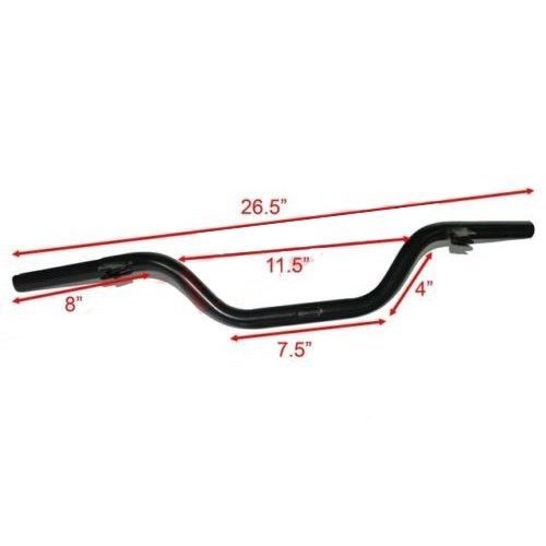 New Genuine Handlebar 7/8" Black Powder Coated JAWA 175 250 Motorcycle  