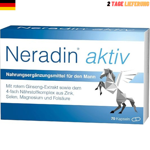 NeradinÂ® Aktiv SpezialprÃ¤Parat UnterstÃ¼Tzung MÃ¤Nnlichen VitalitÃ¤T 70 Kapseln