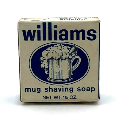 Williams Mug Shaving Soap 1.75 oz Lasting Lather Discontinued NEW!