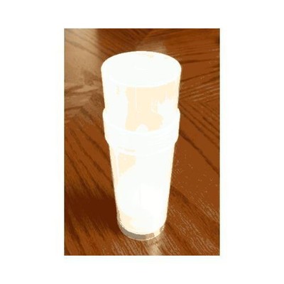 6 ct. Deodorant Twist-up Empty Containers (Natural) - for lotion bar, heel balm
