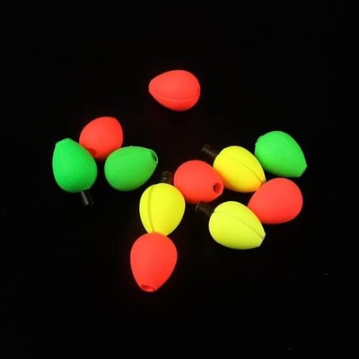 OriGlam 9pcs Fishing Bobbers Fishing Floats Foam Strike Indicators, Float Foam 