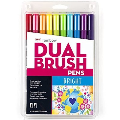 Bright 10-pack. Blendable Brush And Fine Tip...