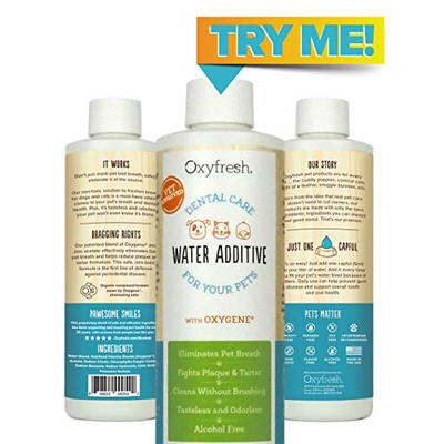 Oxyfresh Premium Pet Dental Care Solution Pet ...