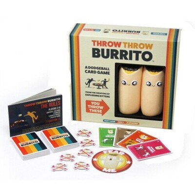 EXPLODING KITTENS Throw Throw Burrito Card Game New