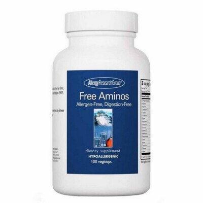 Free Aminos  100 Veg Caps By Nutricology/ Allergy Research Group
