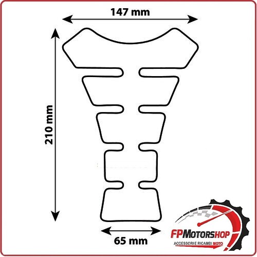 90514 PRO-TANK X4 PROTEZIONE ADESIVA PARASERBATOI PER SERBATOIO MOTO CARBON